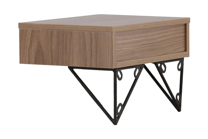 Sidobord Memphisa 41 cm - Valnöt - Möbler - Bord & matgrupp - Avlastningsbord & sidobord - Brickbord & småbord