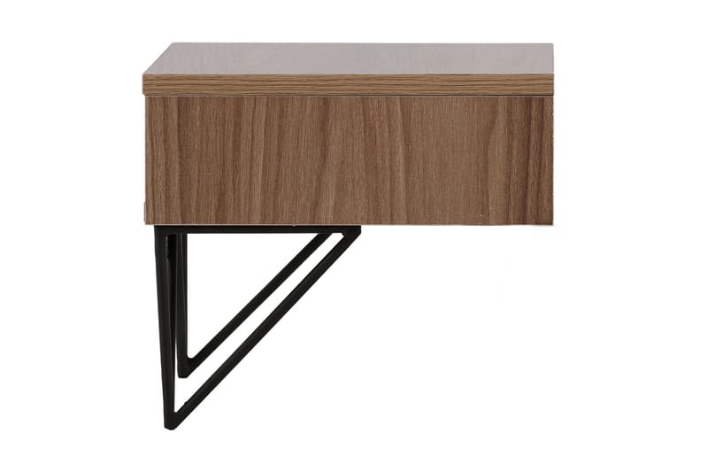 Sidobord Memphisa 41 cm - Valnöt - Möbler - Bord & matgrupp - Avlastningsbord & sidobord - Brickbord & småbord