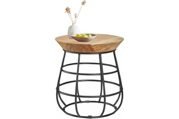 Sidobord Nabiha 45 cm - Brun - Möbler - Bord & matgrupp - Avlastningsbord & sidobord - Brickbord & småbord