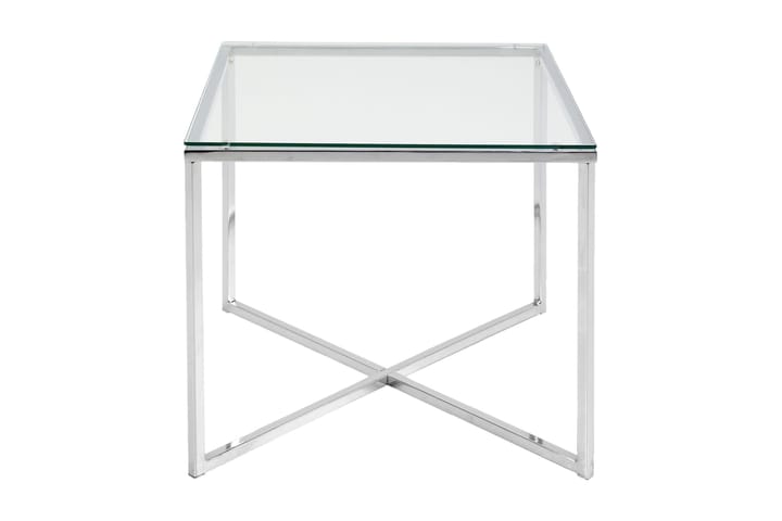 Sidobord Odd 50 cm - Glas|Krom - Brickbord & småbord - Lampbord & sidobord