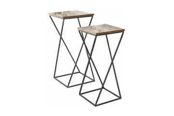 Sidobord Sarika 37 cm 2-pack - Svart - Möbler - Bord & matgrupp - Avlastningsbord & sidobord - Brickbord & småbord