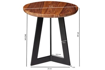 Sidobord Sharrell 35 cm - Trä|natur - Möbler - Bord & matgrupp - Avlastningsbord & sidobord - Brickbord & småbord