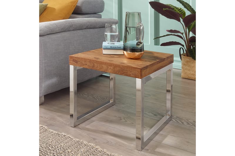 Sidobord Shreyan 45 cm - Trä|natur - Möbler - Bord & matgrupp - Avlastningsbord & sidobord - Brickbord & småbord