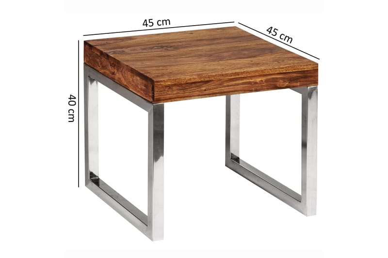 Sidobord Shreyan 45 cm - Trä|natur - Möbler - Bord & matgrupp - Avlastningsbord & sidobord - Brickbord & småbord