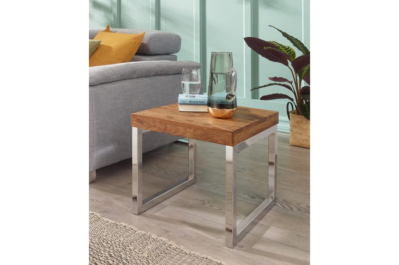Sidobord Shreyan 45 cm - Trä|natur - Möbler - Bord & matgrupp - Avlastningsbord & sidobord - Brickbord & småbord