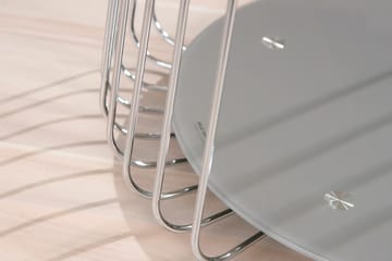 Sidobord Tatiana 50 cm Runt - Glas|Krom - Möbler - Bord & matgrupp - Avlastningsbord & sidobord - Brickbord & småbord