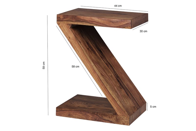 Sidobord Truluck 44 cm - Trä|natur - Möbler - Bord & matgrupp - Avlastningsbord & sidobord - Brickbord & småbord