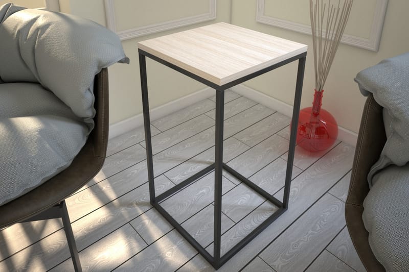 Sidobord Ubbeboda 35 cm - Vit - Möbler - Bord & matgrupp - Avlastningsbord & sidobord - Brickbord & småbord