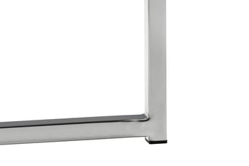 Sidobord Valeria 45 cm - Vit|Krom - Möbler - Bord & matgrupp - Avlastningsbord & sidobord - Brickbord & småbord