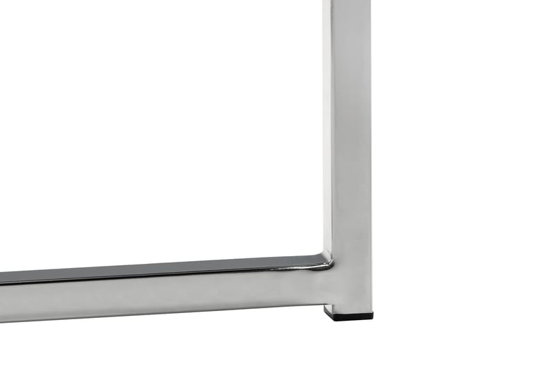 Sidobord Valeria 45 cm - Vit|Krom - Möbler - Bord & matgrupp - Avlastningsbord & sidobord - Brickbord & småbord