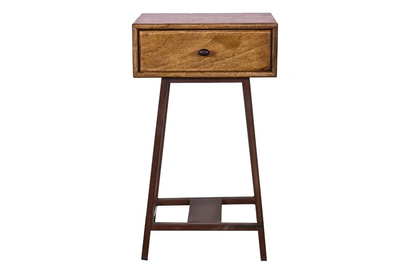 Skybox Sidobord 45 cm, Natur/Metall