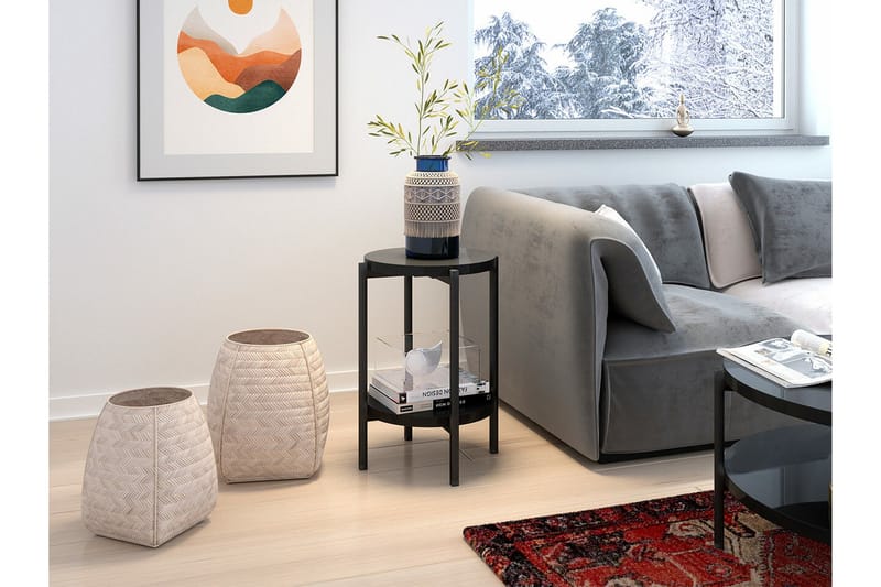 Staffin Sidobord Black - Möbler - Bord & matgrupp - Avlastningsbord & sidobord - Brickbord & småbord