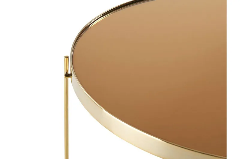 Thore Sidobord - Guld - Möbler - Bord & matgrupp - Avlastningsbord & sidobord - Brickbord & småbord