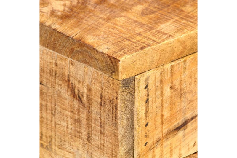 U-format sidobord 45x30x61 cm massivt mangoträ - Brun - Lampbord & sidobord - Brickbord & småbord