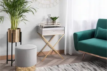 Vivy Sidobord 50 cm - Silver - Möbler - Bord & matgrupp - Avlastningsbord & sidobord - Brickbord & småbord