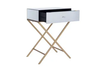 Vivy Sidobord 50 cm - Silver - Möbler - Bord & matgrupp - Avlastningsbord & sidobord - Brickbord & småbord