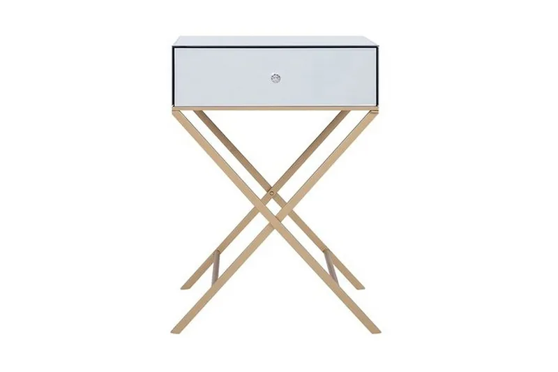 Vivy Sidobord 50 cm - Silver - Möbler - Bord & matgrupp - Avlastningsbord & sidobord - Brickbord & småbord