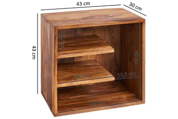 Wetzel Sidobord 43 cm - Trä/natur - Möbler - Bord & matgrupp - Avlastningsbord & sidobord - Brickbord & småbord