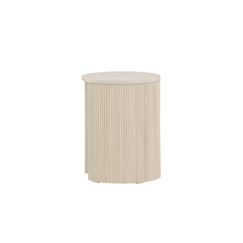 Bristol Sidobord 40 cm - Whitewash - Möbler - Bord & matgrupp - Avlastningsbord & sidobord - Lampbord & sidobord