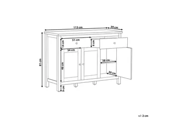 Byrå Atoca - Förvaring - Förvaringsmöbler - Sideboard & skänk