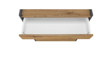 Byrå Kosmo Antracit/Ek, 4 lådor - Antracit/Ek, 4 lådor - Möbler - Bord & matgrupp - Avlastningsbord & sidobord - Konsolbord & hallbord