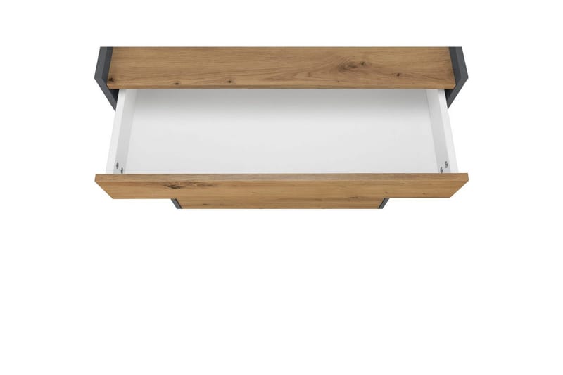 Byrå Kosmo Antracit/Ek, 4 lådor - Antracit/Ek, 4 lådor - Förvaring - Förvaringsmöbler - Byrå - Hallbyrå