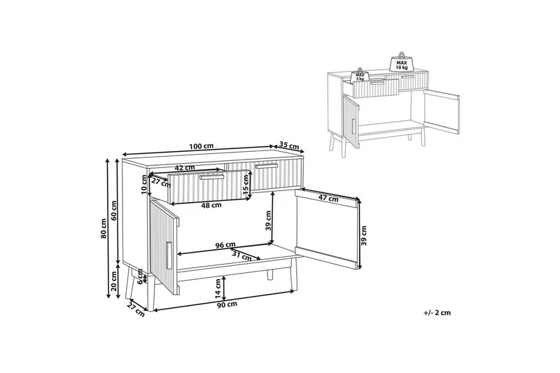 Byrå Lynwood - Förvaring - Förvaringsmöbler - Sideboard & skänk
