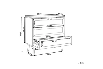 Byrå Opoco med 3 lådor - Förvaring - Förvaringsmöbler - Byrå - Hallbyrå