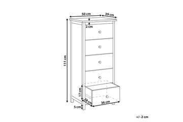 Byrå Salton 50x39x111 cm - 50x39x111 cm - Möbler - Bord & matgrupp - Avlastningsbord & sidobord - Konsolbord & hallbord