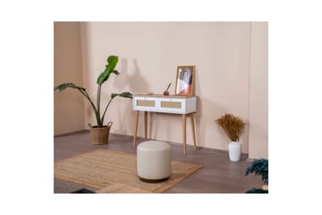 Byrå Terra Vit / Ek - Vit/Ljusfärgat trä - Möbler - Bord & matgrupp - Avlastningsbord & sidobord - Lampbord & sidobord