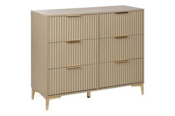 Beige, guld
