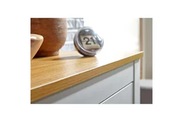 Byrå Wohnling med 3 lådor 2 dörrar tvåfärgad vit ek lantlig stil - Förvaring - Förvaringsmöbler - Byrå - Hallbyrå