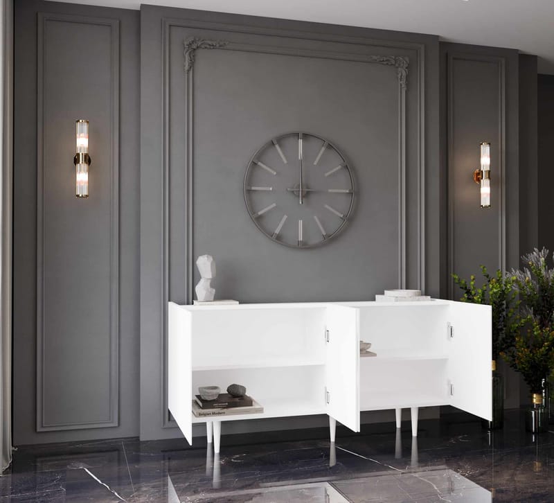 Capella Konsolbord 140x60x40 cm - Vit - Möbler - Bord & matgrupp - Avlastningsbord & sidobord - Konsolbord & hallbord