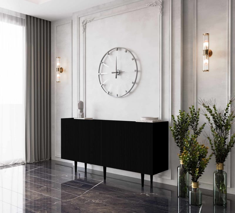 Capella Konsolbord 160x60x40 cm - Svart - Möbler - Bord & matgrupp - Avlastningsbord & sidobord - Konsolbord & hallbord