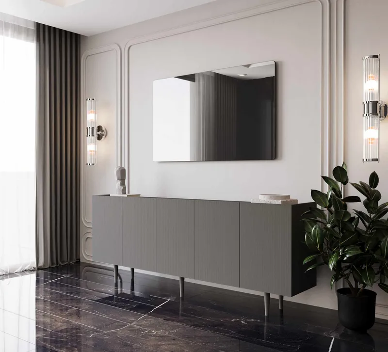 Capella Konsolbord 180x60x40 cm - Grå - Möbler - Bord & matgrupp - Avlastningsbord & sidobord - Konsolbord & hallbord