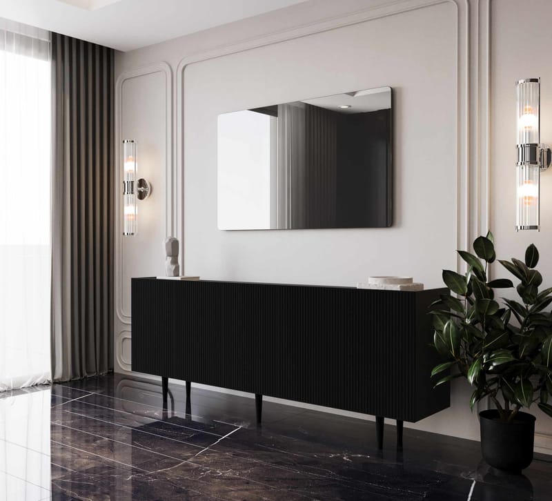 Capella Konsolbord 180x60x40 cm - Svart - Möbler - Bord & matgrupp - Avlastningsbord & sidobord - Konsolbord & hallbord