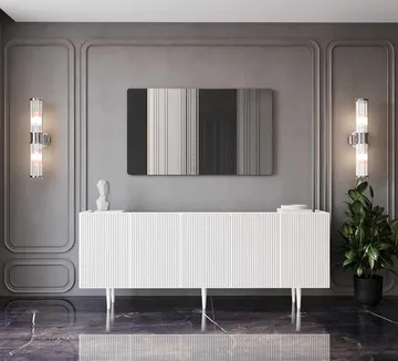 Capella Konsolbord 200x60x40 cm - Vit - Möbler - Bord & matgrupp - Avlastningsbord & sidobord - Konsolbord & hallbord