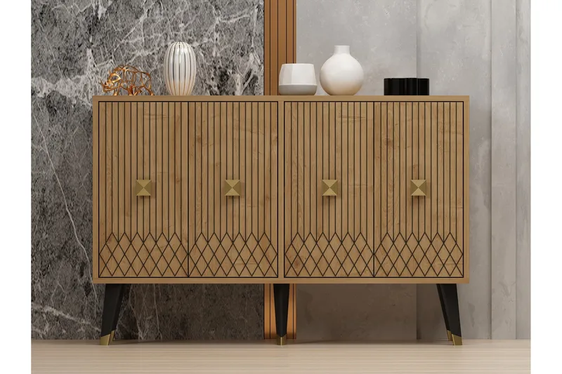 Carbin Konsollbord 120 cm - Ek - Förvaring - Förvaringsmöbler - Sideboard & skänk