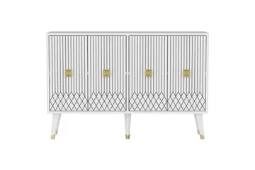 Carbin Konsollbord 120 cm - Vit - Förvaring - Förvaringsmöbler - Sideboard & skänk