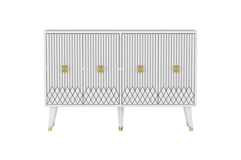 Carbin Konsollbord 120 cm - Vit - Förvaring - Förvaringsmöbler - Sideboard & skänk