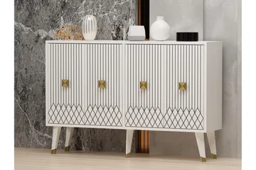 Carbin Konsollbord 120 cm - Vit - Förvaring - Förvaringsmöbler - Sideboard & skänk