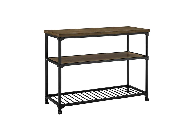 Cassy Konsollbord 121,9 cm Svart/Mörkbrun - Dorel Home - Möbler - Bord & matgrupp - Avlastningsbord & sidobord - Konsolbord & hallbord