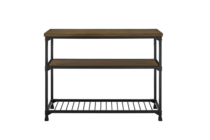 Cassy Konsollbord 121,9 cm Svart/Mörkbrun - Dorel Home - Möbler - Bord & matgrupp - Avlastningsbord & sidobord - Konsolbord & hallbord