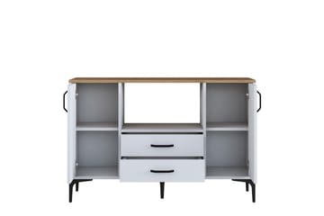 Cerreta Konsollbord 120 cm - Mediumfärgat trä/Vit - Möbler - Bord & matgrupp - Avlastningsbord & sidobord - Konsolbord & hallbord