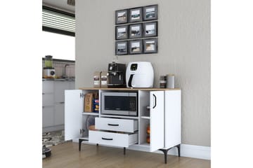 Cerreta Konsollbord 120 cm - Mediumfärgat trä/Vit - Möbler - Bord & matgrupp - Avlastningsbord & sidobord - Konsolbord & hallbord
