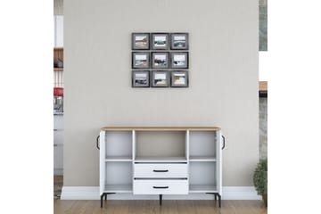 Cerreta Konsollbord 120 cm - Mediumfärgat trä/Vit - Möbler - Bord & matgrupp - Avlastningsbord & sidobord - Konsolbord & hallbord
