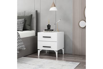 Ceylor Sängbord 50 cm - Vit - Möbler - Bord & matgrupp - Avlastningsbord & sidobord - Sängbord & nattduksbord
