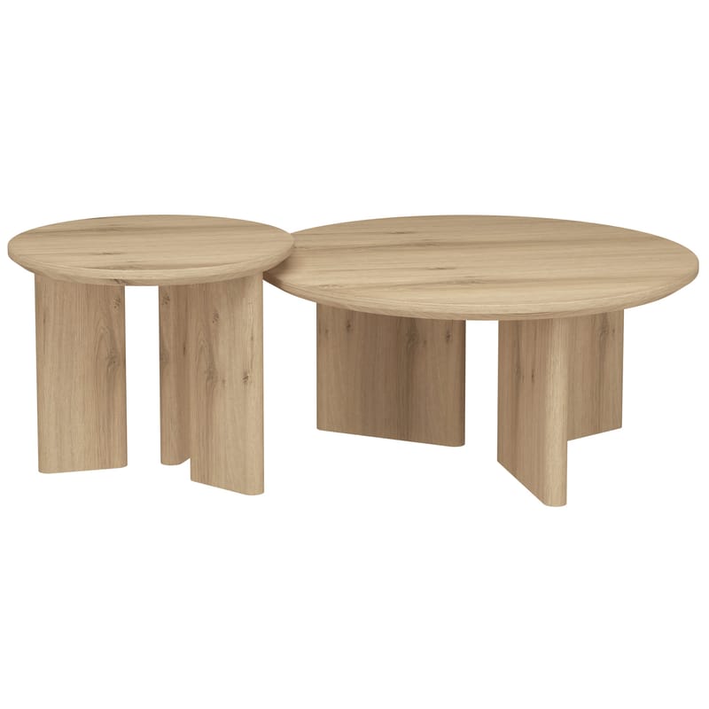 Chatham Sidobord Rund 50 cm - Ek - Möbler - Bord & matgrupp - Avlastningsbord & sidobord - Brickbord & småbord