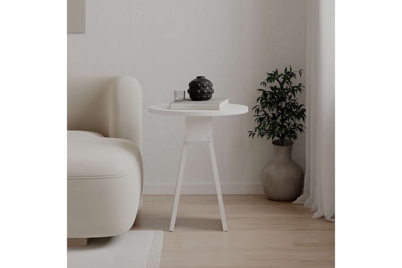 Chen Sidobord 42 cm - Vit - Möbler - Bord & matgrupp - Avlastningsbord & sidobord - Lampbord & sidobord