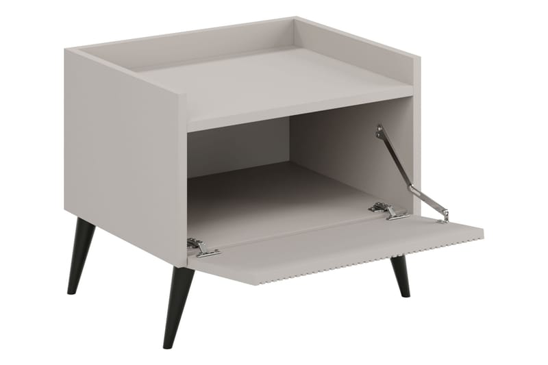 Chiku Sängbord 52 cm - Beige - Möbler - Bord & matgrupp - Avlastningsbord & sidobord - Sängbord & nattduksbord